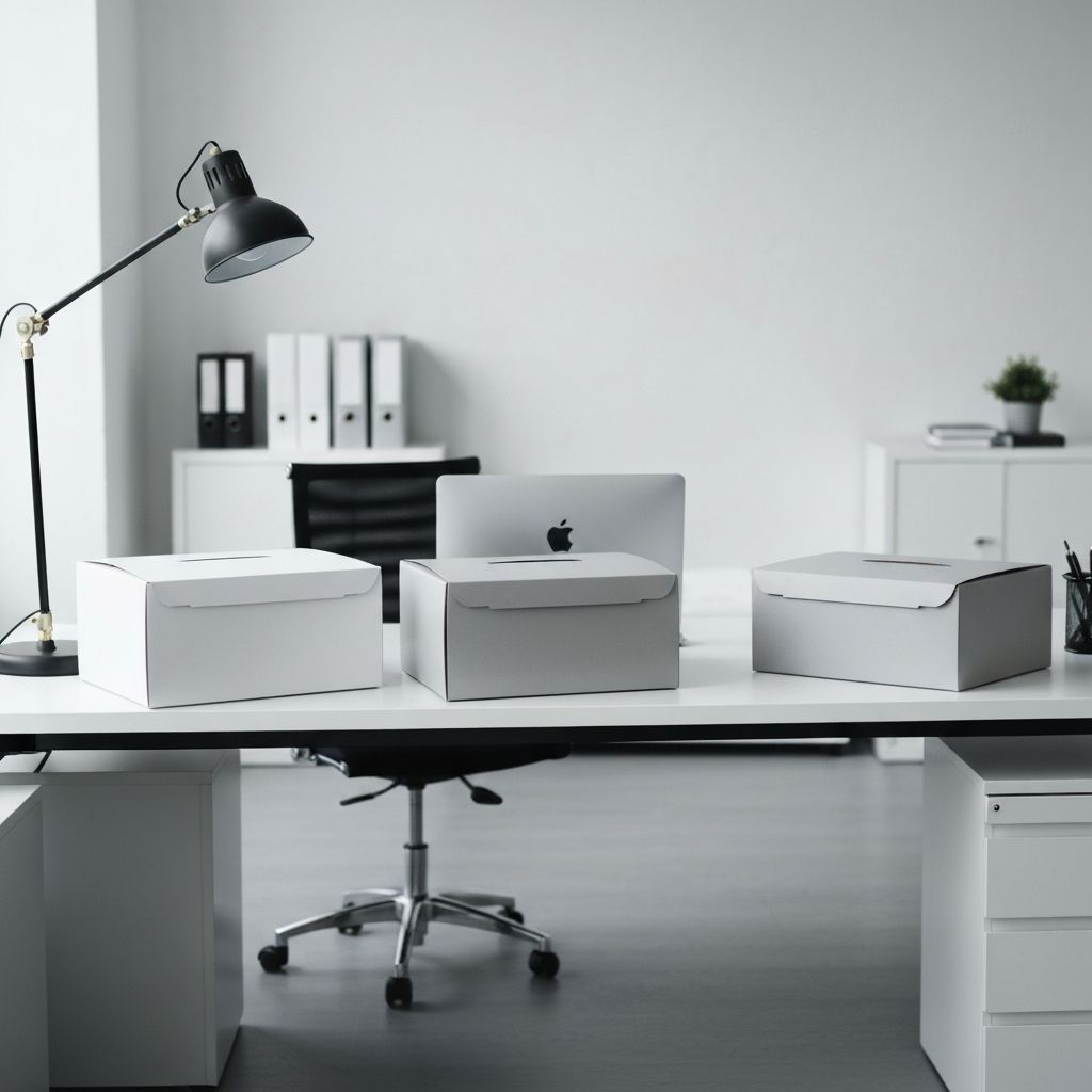 Polaris Mahlzeitenboxen auf modernem Arbeitsplatz